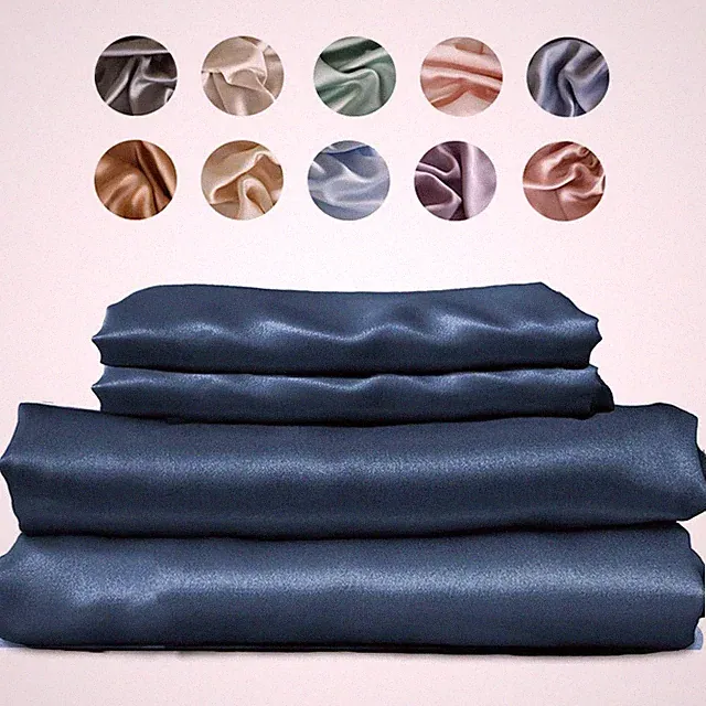 Bed Sheet Luxury Mulberry Silk Bedding Sets Fitted Sheet Flat Sheet Pillowcase