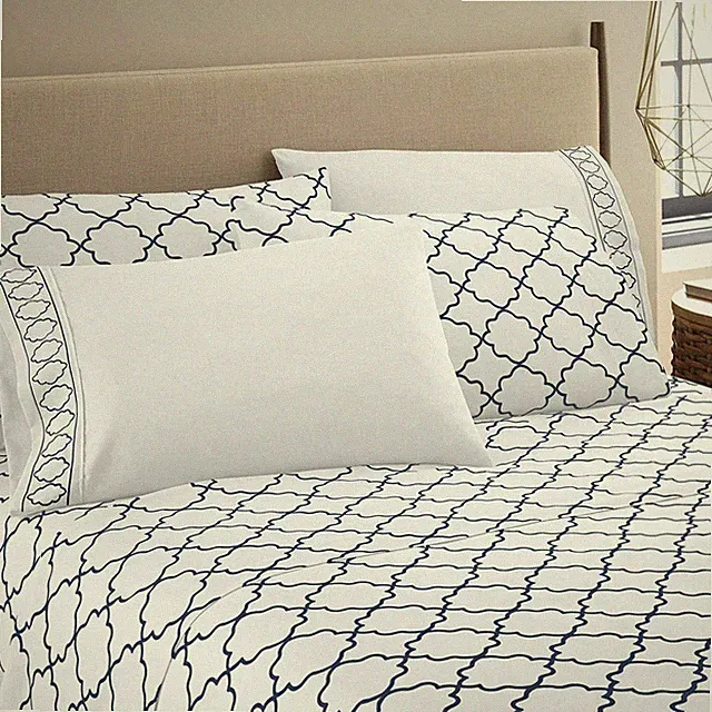Bed Sheet Set 1800 Series 6 Piece Deep Pocket Soft Bed Sheets Size QUEEN
