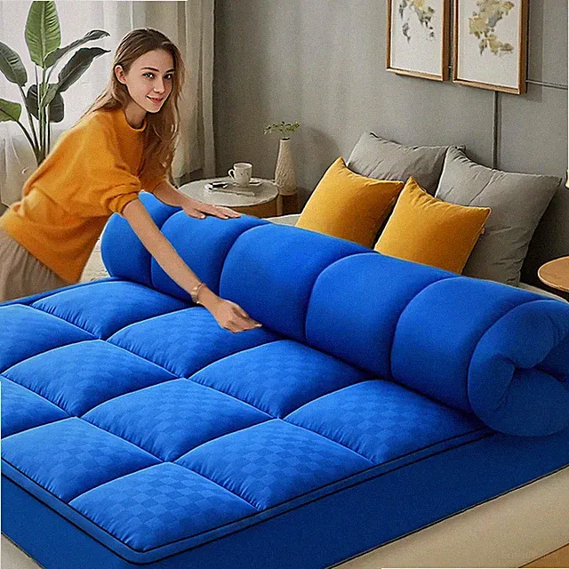 Extra Thick Mattress Topper 1000GSM Cooling Noiseless Breathable 8-21" Fit