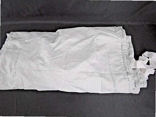 Gray Bed Skirt 76"x79" Polyester Wrinkle-Resistant
