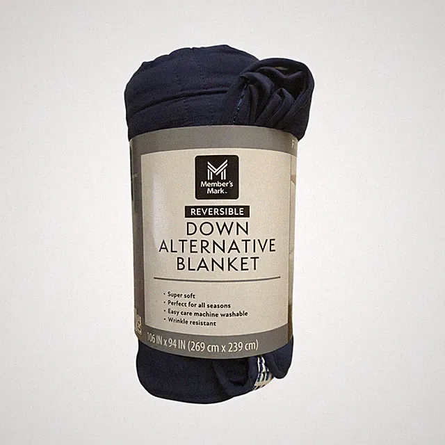 Member's Mark Oversized Down Alternative Reversible Blanket, 94" x 106" (Titan