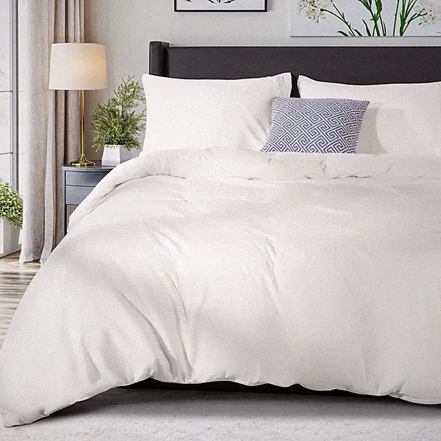 Soft Microfiber Duvet Cover Set Bedding Set 1 Wrinkle Resistant forter